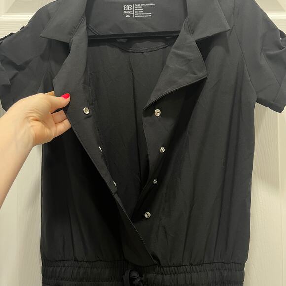 Albion Short Sleeve Jogger Jumpsuit XS Black - Picture 6 of 15